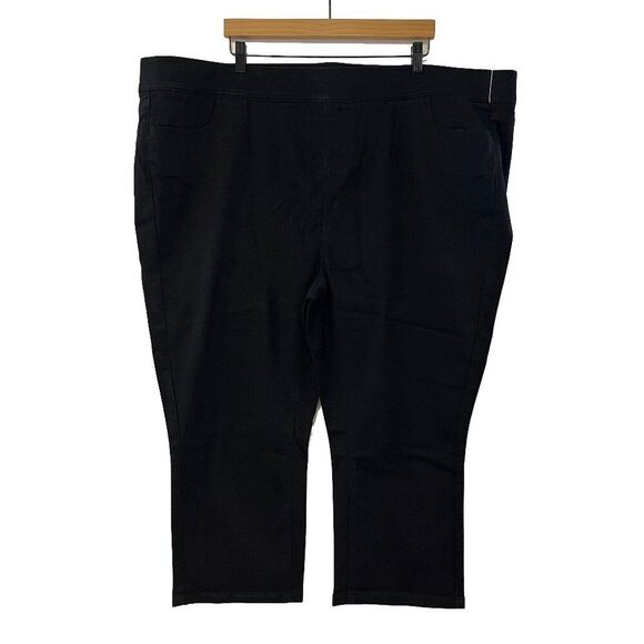 Torrid Black Cropped Lean Jeans - Size 5X - Picture 1 of 5